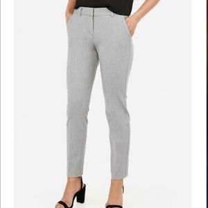 Express ankle columnist pants size 4 in grey